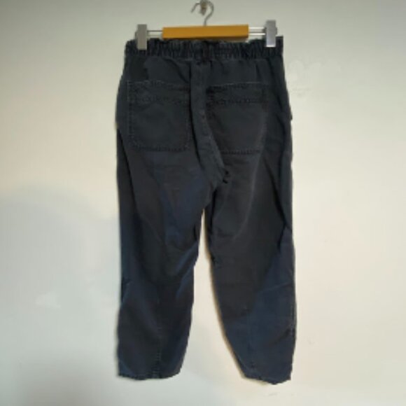 PILCRO Black Denim Paperbag Waist Women's Cropped Jeans Size 27 Petite - Picture 5 of 10